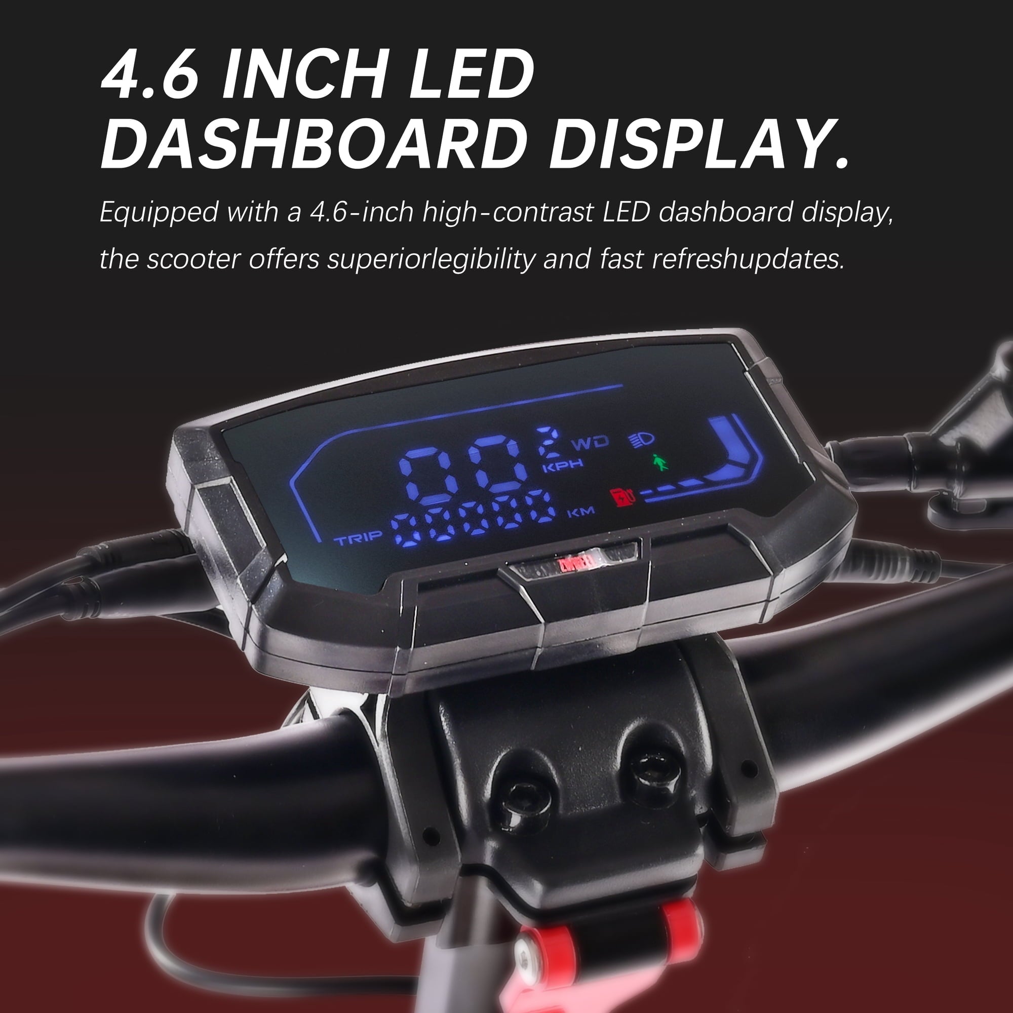 Electric Scooter - 1200W Powerful Motor, 32MPH Max Speed, 34 Miles Long Range, 10" Tubeless Tires, Smart APP Control, Dual Suspension Off-Road Commuting E Scooter for Adults