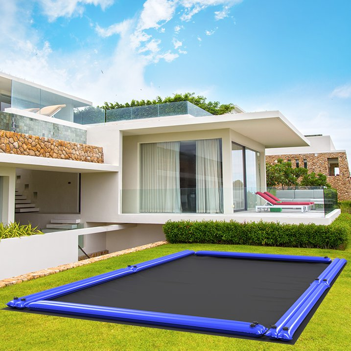 Dual Tubes Pool Water Bags, 10Ft Heavy Duty Winter Water Tube for Inground Pool Cover, PVC Swimming Pool Cover Water Bags, 6 Pack
