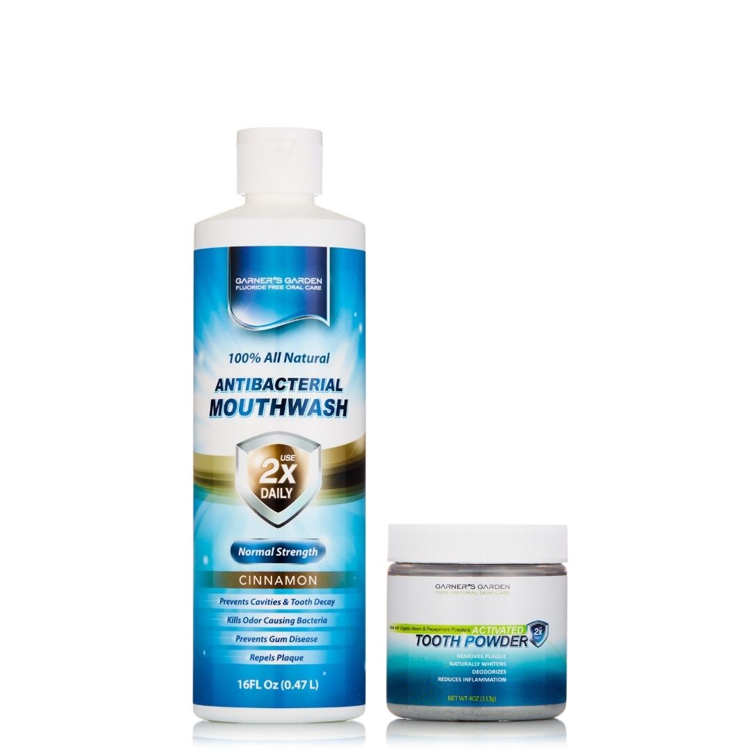 Natural Mouthwash and Tooth Powder